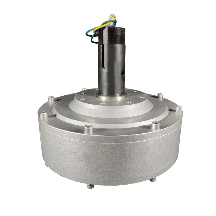 High efficiency 3000w 180RPM 380V Low RPM low torque permanent magnet alternator coreless maglev generator