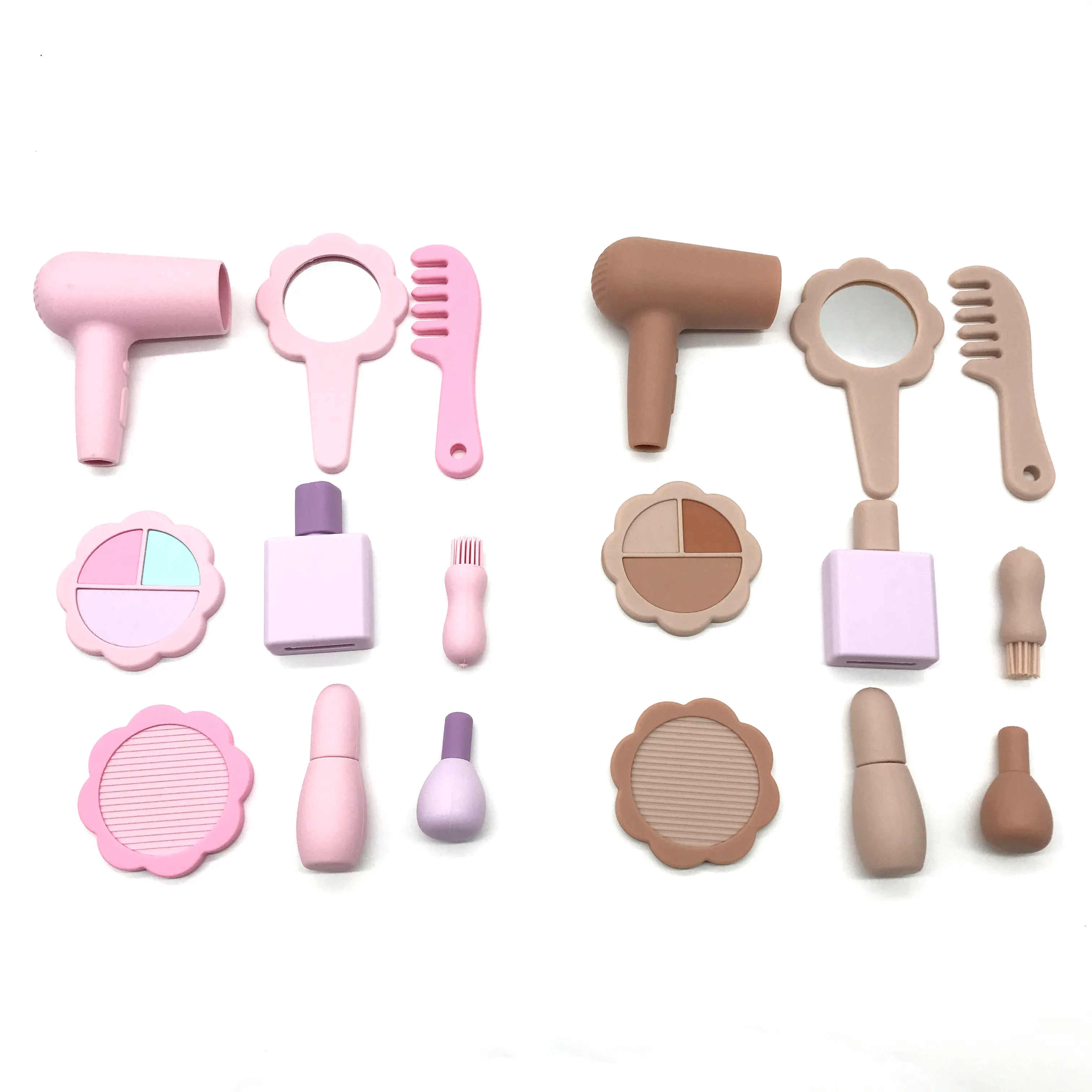 Hot Selling Kids 9PC Dummy Makeup Kits, Washable Toddler Pretend Dressing Playing Set Accessories, Best Party Favors Toys