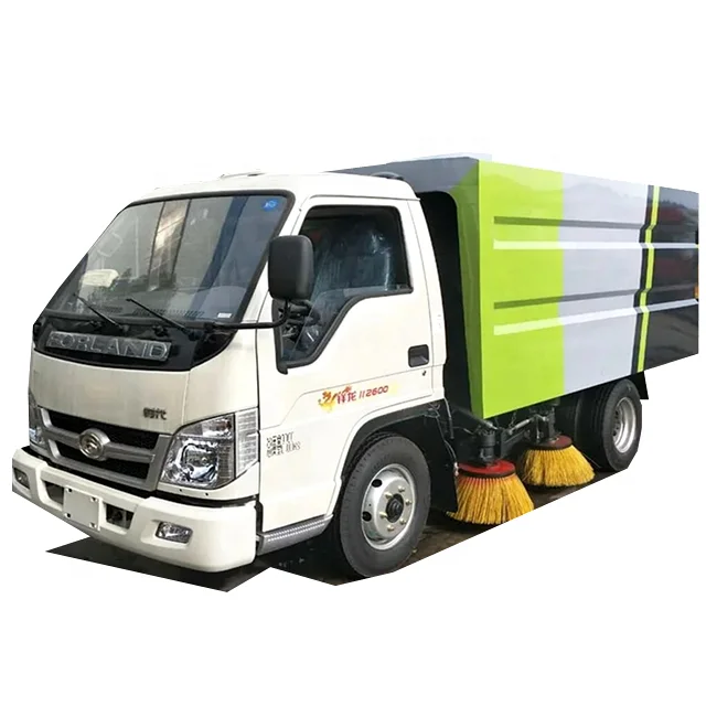 2ton 3 тонн Полноприводной трактор Foton подметально-уборочную дорожную машину мини подметально-уборочная машина для очистки дорог шайба щеточное оборудование