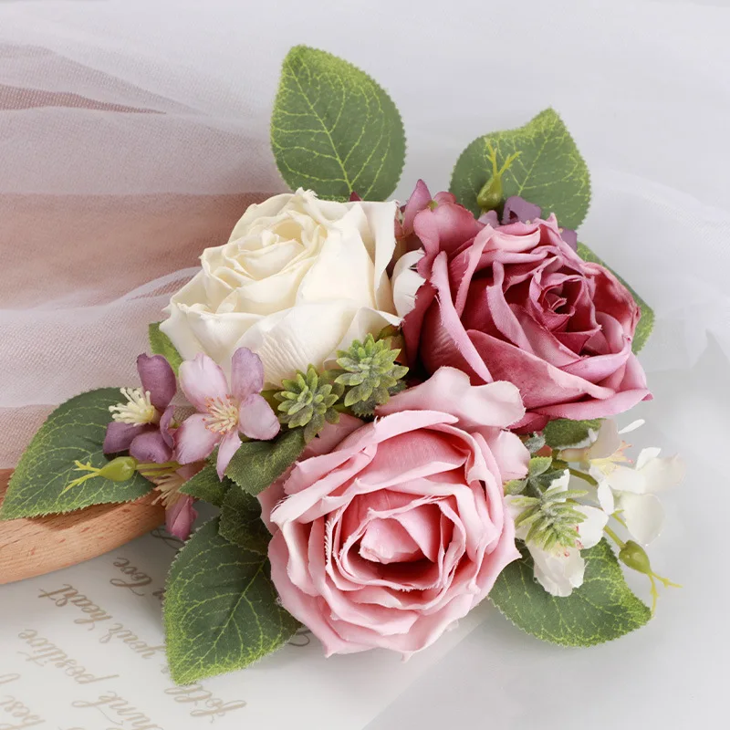 Gold Hoop Rings Metal Wire Wreath Wedding metal Hoop artificial flower Wedding Centerpieces for party  table decorations