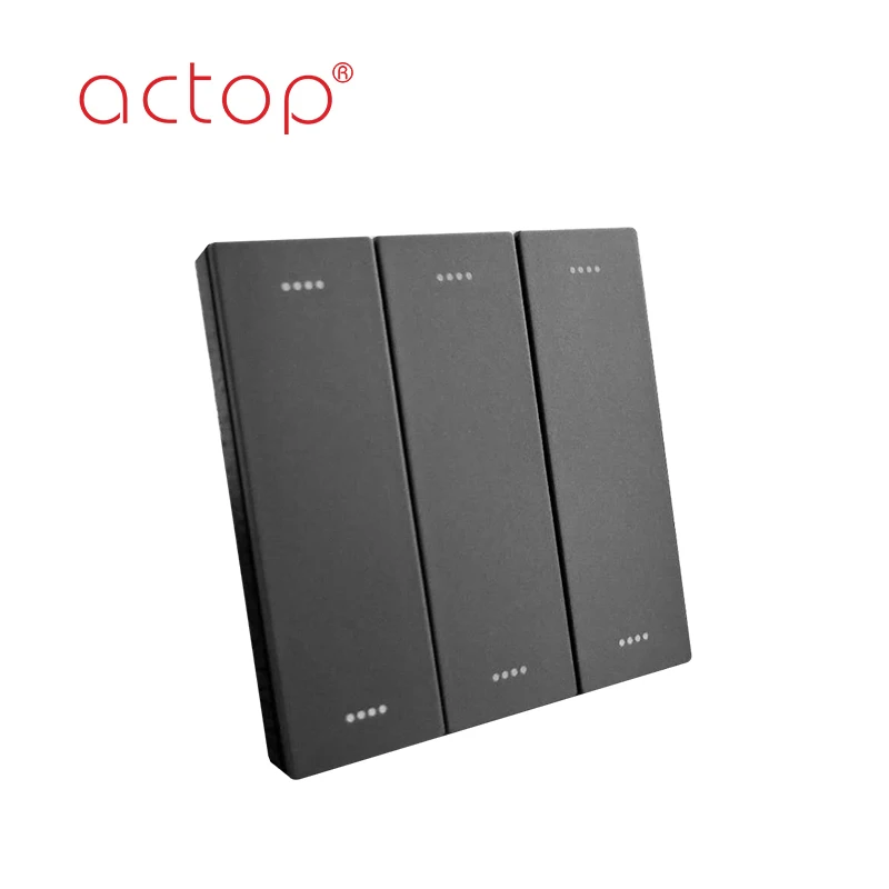  ACTOP 2019 новый тренд Wi-Fi переключатель Zigbee для умного дома Двухкнопочный умный ZigBee с дистанционным