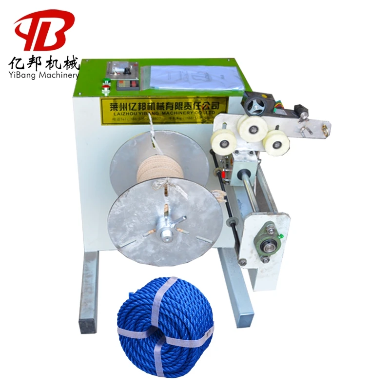 rope coil rewinding machine coil making machine for rope factory small business