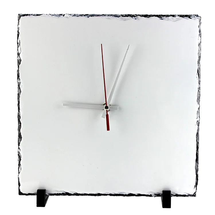 Оптовая продажа, белые пустые часы для сублимационной печати на складе в США, быстрая бесплатная доставка