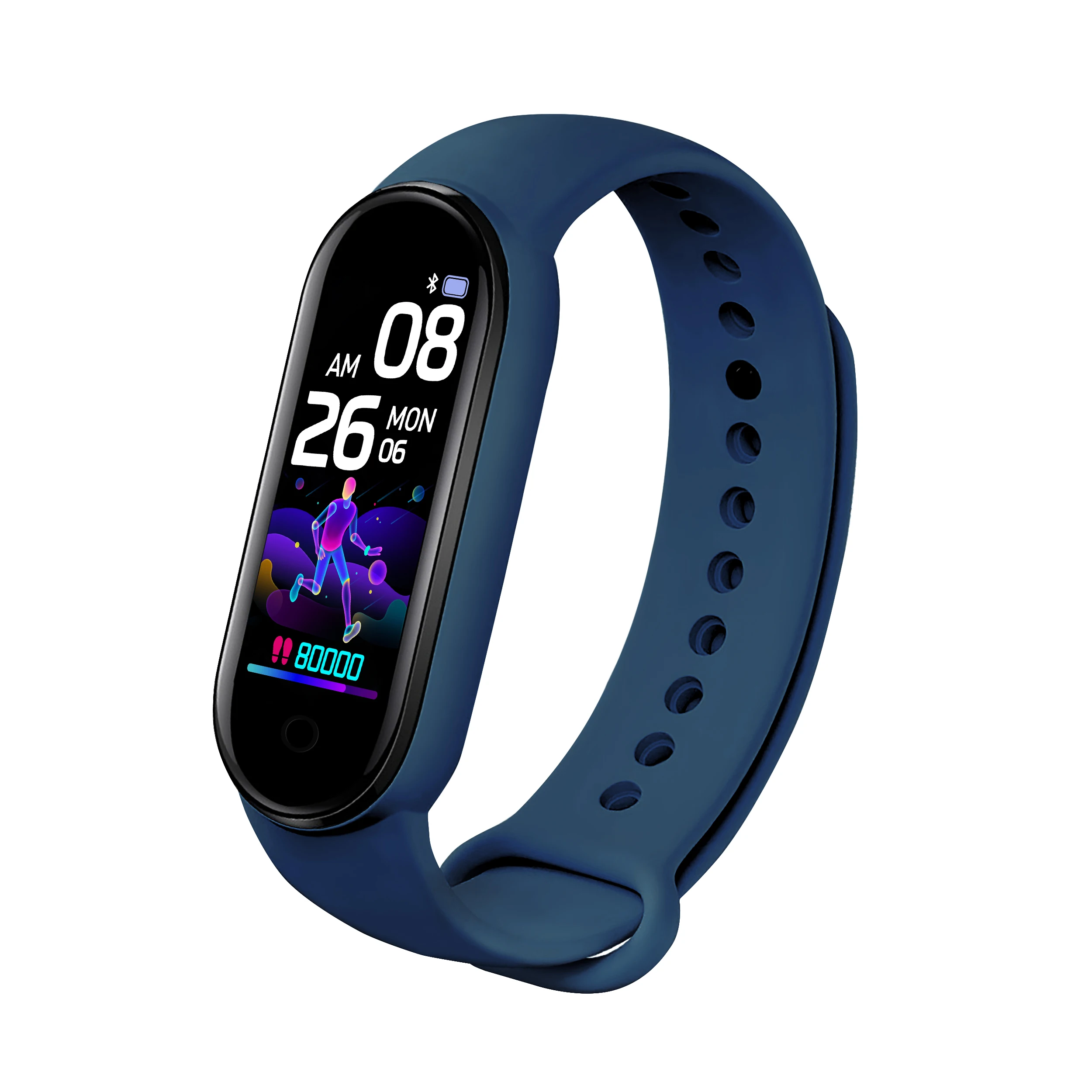 Фитнес-трекер Mi Band 5 глобальная версия новейший цветной экран умный Браслет монитор сердечного ритма водонепроницаемый спортивный смарт-браслет