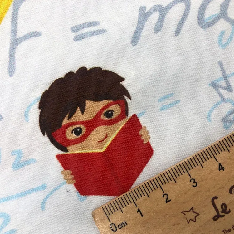 Factory Quality Single Jersey 95/5 Cotton Spandex Textile Fabric For Children No MOQ