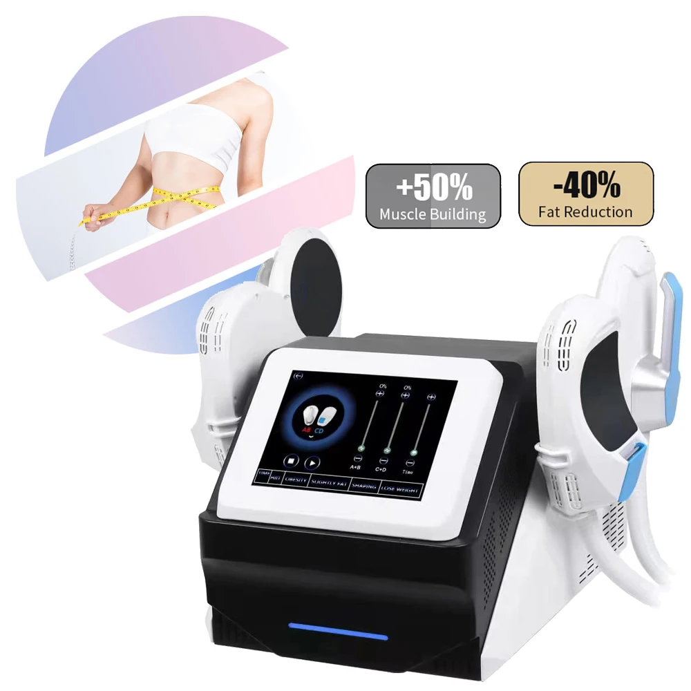 4 ручки, стимулятор мышц Ems, аппарат для похудения