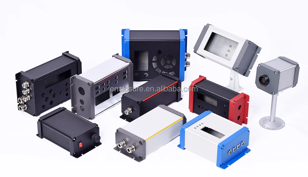 Custom electronics aluminum extruded enclosure aluminum extrusion box
