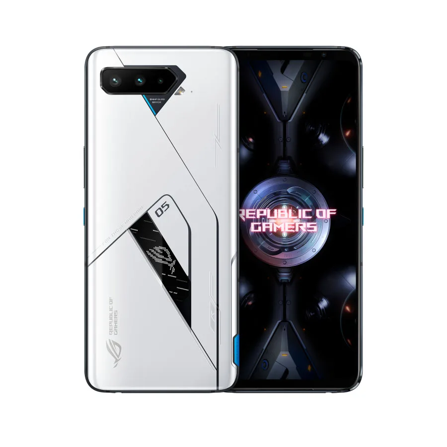  Оригинальный белый телефон ROG 5 Ultimate Snapdragon888 18 гб озу 512 пзу 144 гц AMOLED экран 6 78 дюйма аккумулятор 6000 мач