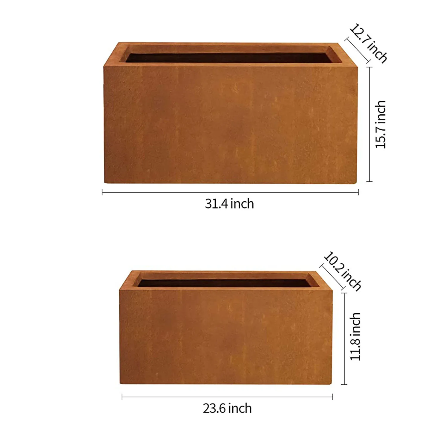 Custom Steel Plant Stand Metal Raised Garden Metal Garden Planters