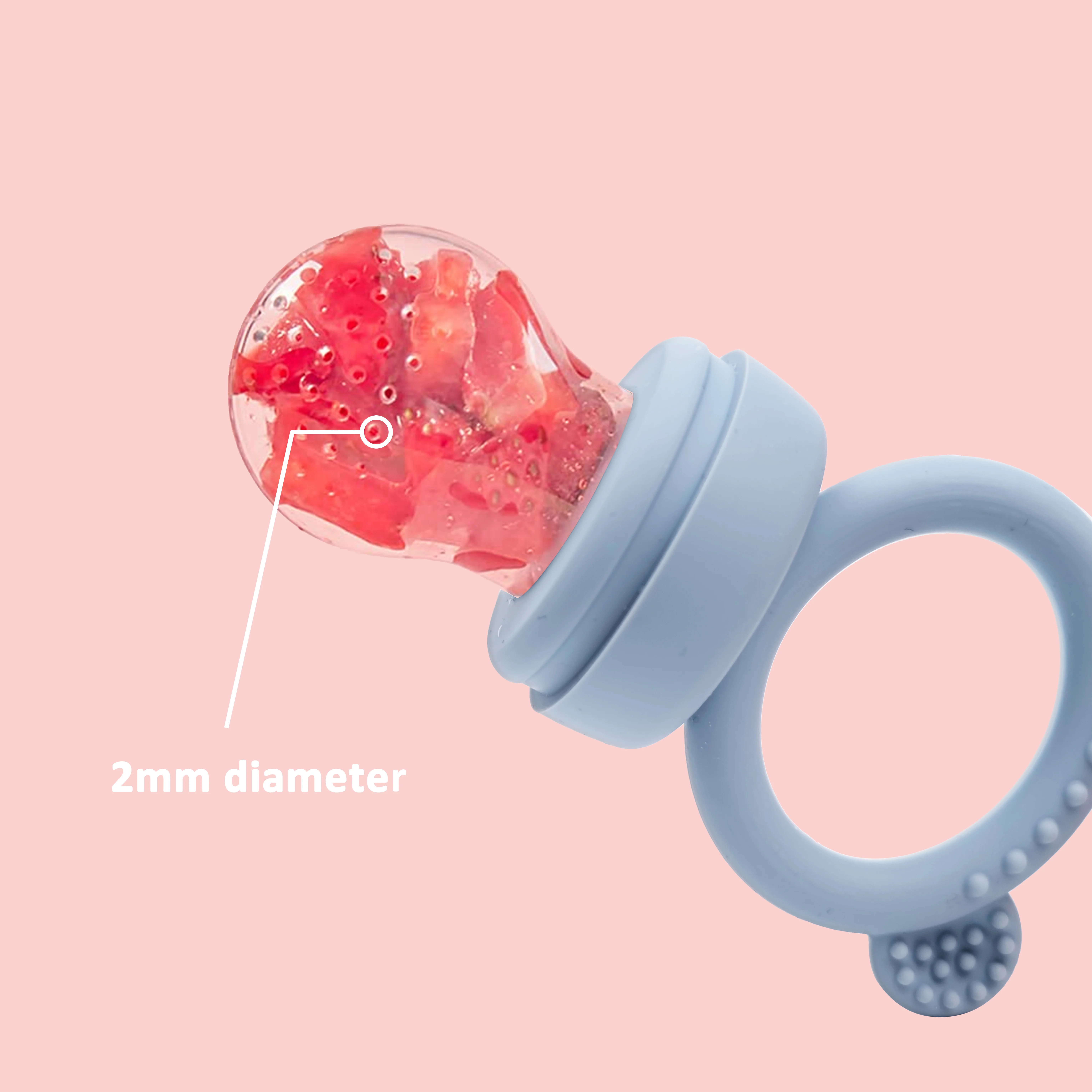 Wholesale 2-in-1 Bear Shape Silicone Baby Food Feeder/Fruit Feeder Pacifier Infant Teething Toy