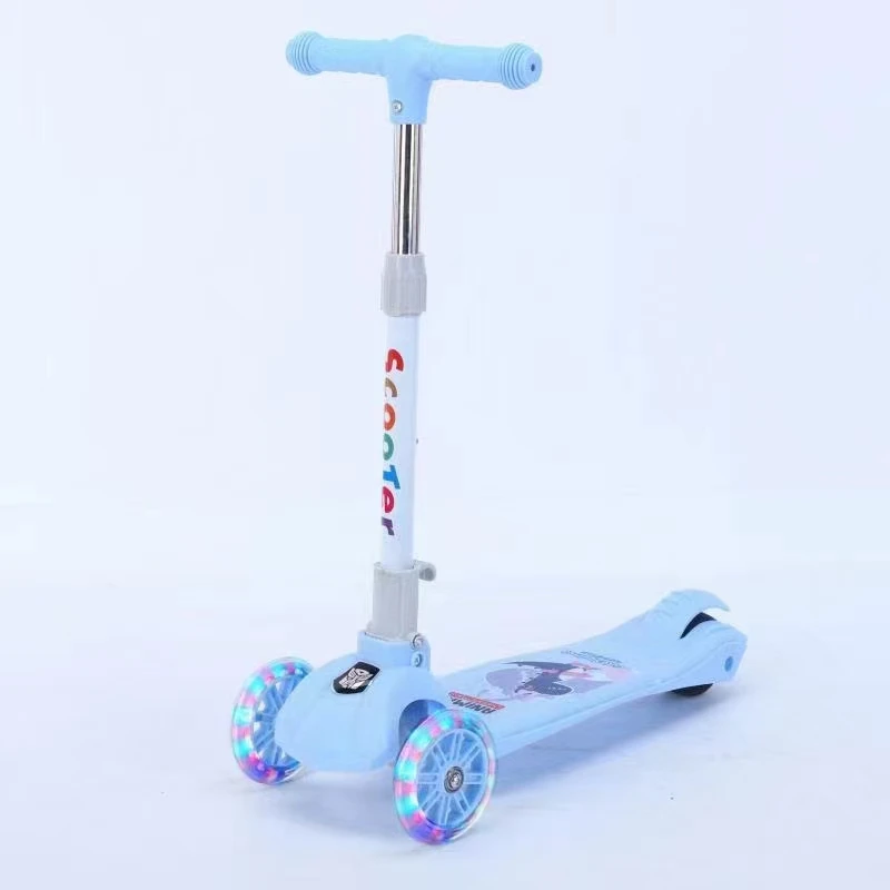 Girl Boy Baby 145mm Wheel Kids Toys Scooter Folding with Seat Push Handle