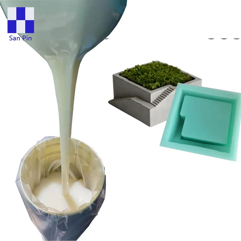 Low shrinkage rtv-2 Silicone tin cure silicone raw material silicone for 3D concrete  molds  making