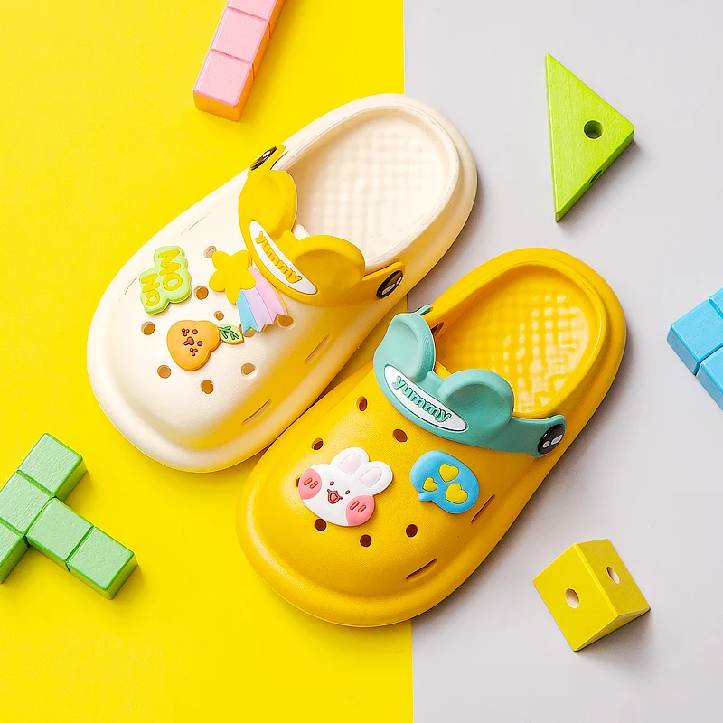 Cheerful Mario 2022 new style slides for kids girls footwear home comfortable high quality baby slippers wholesale fashion