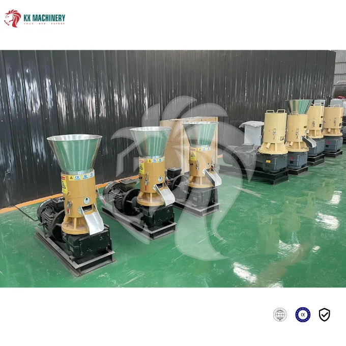 2024 new high-efficiency grass pellet making machine biomass pellet machine, equipped with reliable engine and PLC
