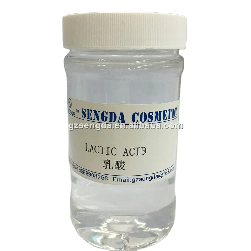 Chemical raw material Cosmetic Grade lactic acid for Moisturizer