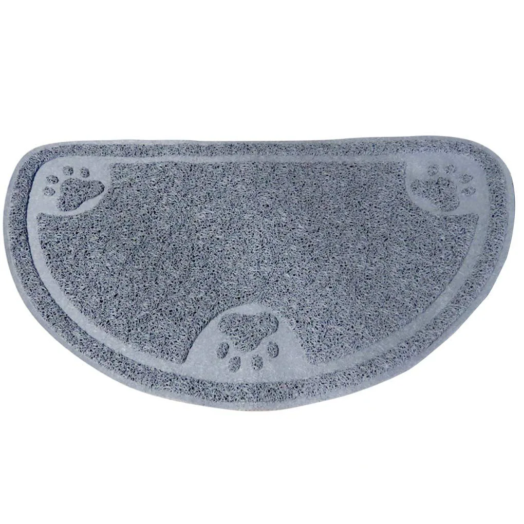 Ловушка для кошачьего туалета/коврик для кормления-ловушка для мусора/еда-без беспорядка-нескользящая губка коврик для кошек