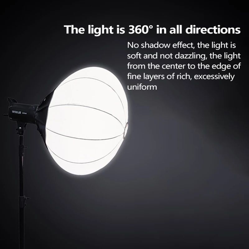Photography Lantern Softbox Diffuser 65 cm for LED Light Studio Flash