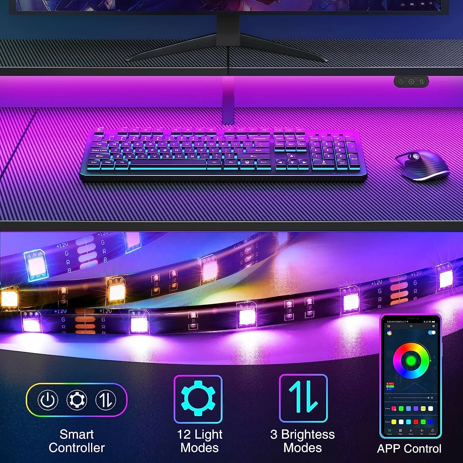 L shape Computer Desk L-Shaped Corner Desk Home Office Workstation Gaming Desk