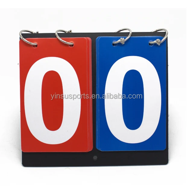 Portable 2 Digit PVC Material Waterproof Scoreboard for various games Volleyball Football Competition Score Board