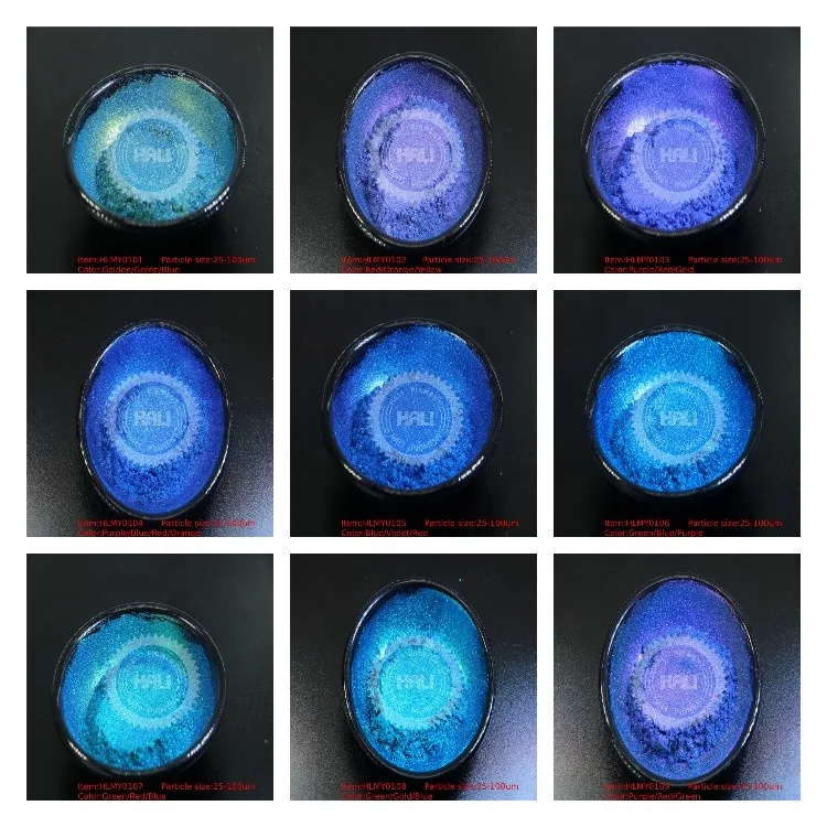 Chameleon pigment mirror effect pigment powder chameleon powder item:49501 color: Gold/Red/Mauve