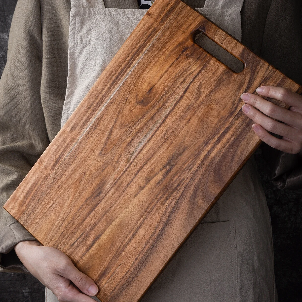 Hot sale Solid Acacia Wood Kitchen Cutting Chopping Boards Large Wholesale