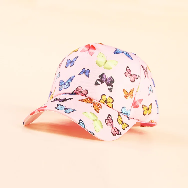 Hot Selling Wholesale Children Anime Pattern Printing Peaked Cap Hat Sports Caps Hat Kids Cartoon Design Baseball Cap