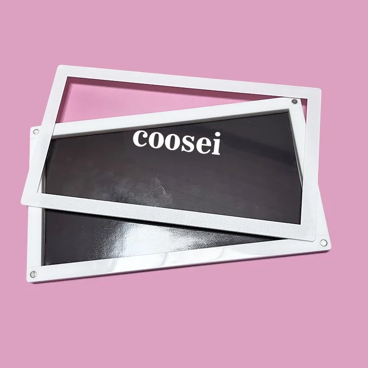 New Acrylic EMPTY Magnetic Eyeshadow Palette High-Gloss Makeup Organizer Pallet Waterproof 9.36*5.5