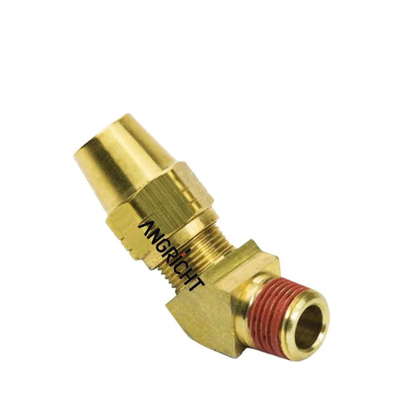 Brand-New DOT Fittings Air Brake Brass Fittings PU Fitting for Nylon Tube in Truck and Other Vehicles