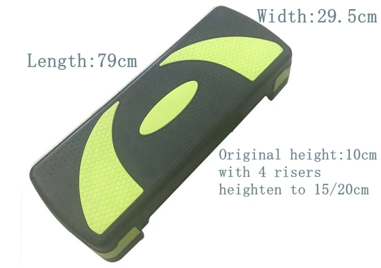 78-Aerobic Fitness Step Platforms ABS Material Stepper with Adjustable Features for Home Exercise