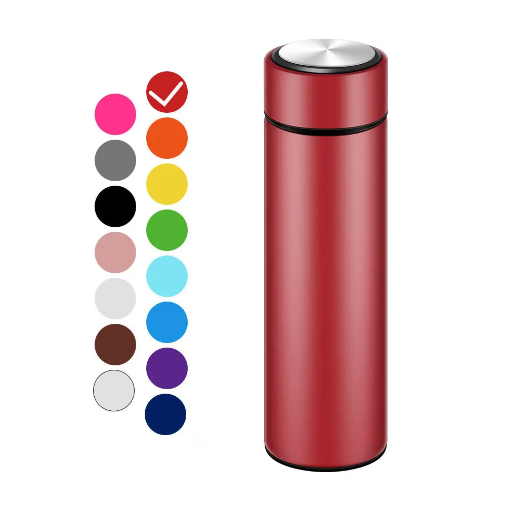 Wholesale matte black stainless steel insulated thermos metal travel water bottle