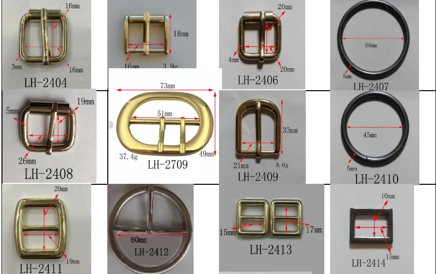 Wholesale Accessories Fashion Fittings Handbag Making Hardware Logo Leather Metal Bag Parts Metal Accessories For Leather Bag