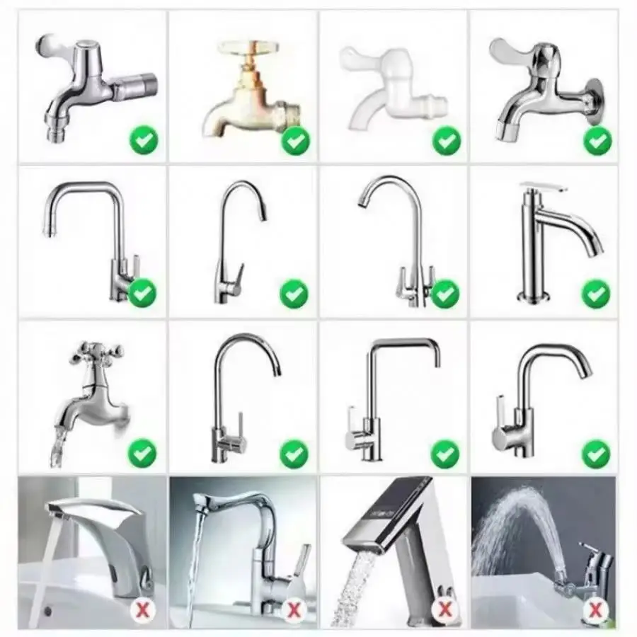 I-0243 6 Layers Healthy Active Carbon Water Filter Hard Water Softener Kitchen Tap Filter Adapter Water Faucet Filter