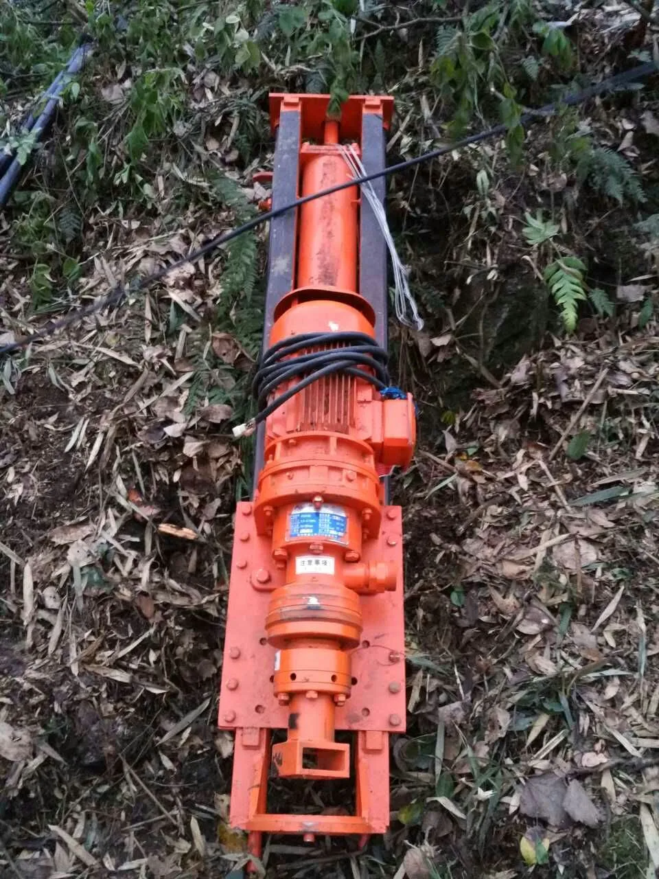 KQD120 Rock Electric Drilling Depth 20m Pneumatic Rock Drill Rigs Drill Machine For Mining