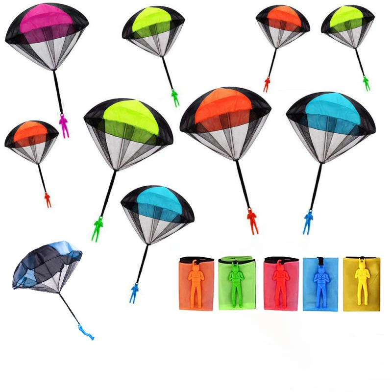 Parachute Toy,Tangle Free Outdoor Flying Parachute Toys,Outdoor Toss It Up Flying Toys for Kids Army Parachute Toys No Battery