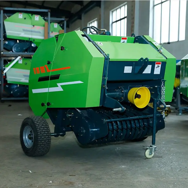 
High Efficient Pasture Small Round Straw Baler Machine Mini Round Baler Details For Sale 
