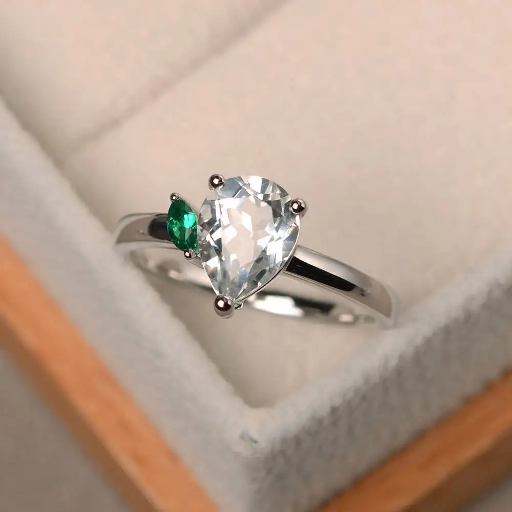 Factory Cheap 925 Sterling Silver Gold Plated Hurrem Sultan Garnet Ring