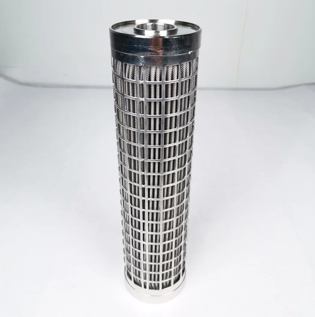 Nylon Yarn Melting use SS304 316L Stainless Steel Pleated Mesh Filter Cartridge