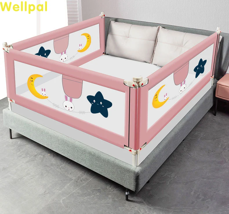Luxury Foldable Portable Bedrail Kids Railing Protection Toddler Guard Fence Baby Safety Barrier Bed Rail
