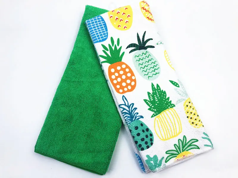 Пользовательское высококачественное кухонное полотенце из микрофибры