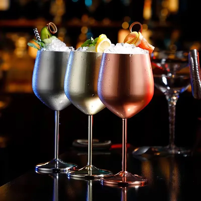 Stainless Steel 304 champagne glass  Factory Direct Bar Tools bucket Bar Tools wine glass
