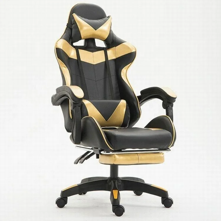 WSV8043 Ergonomic pc and racing game chair New Design reclining silla de gamer With Footrest home office computer chair
