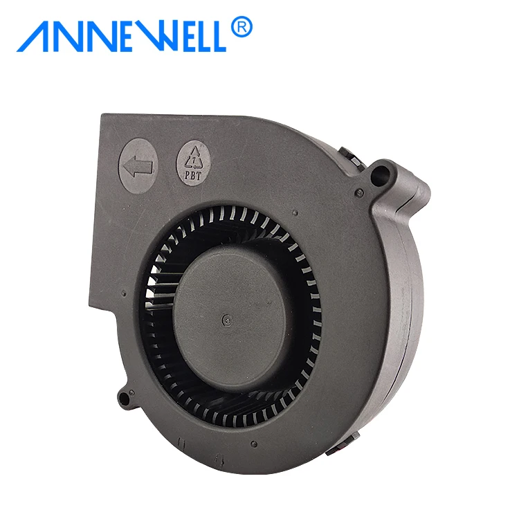 Large airflow 97mm mini silent brushless dc centrifugal blower fan 9733 12v/24v high speed brushless turbo blower grill oven fan