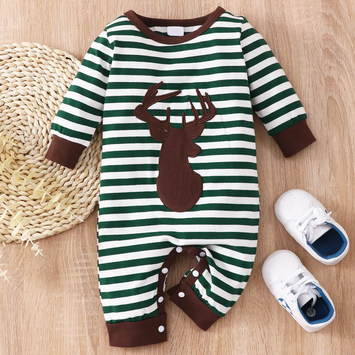 Baby Romper Spring and Autumn Pattern Newborn Romper Clothes for Boys and Girls Easter Romper