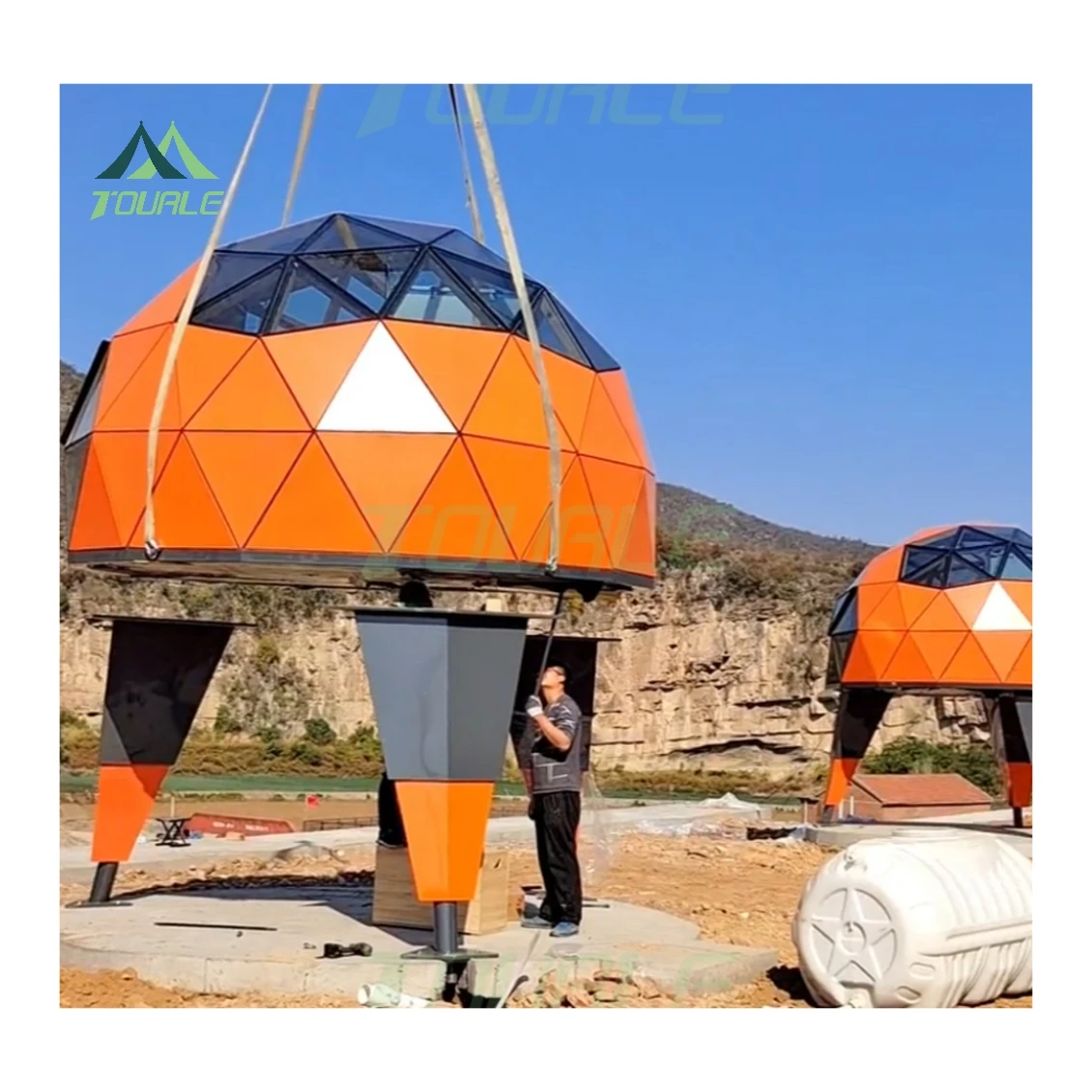 New  prefabricated modular houses 2 story prefabricated house for outdoor resort