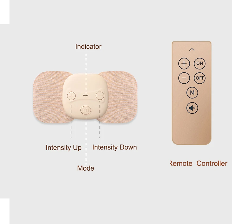 Hot Selling Customized 2 Modes Electric Portable Massage Digital Therapy Machine Tens Unit