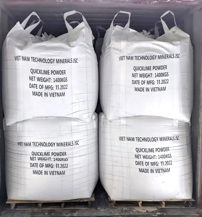 Quick Lime Powder Calcium Oxide CaO Chemical Reagent For Mining Solutions Water Treatment Sugar Refinery