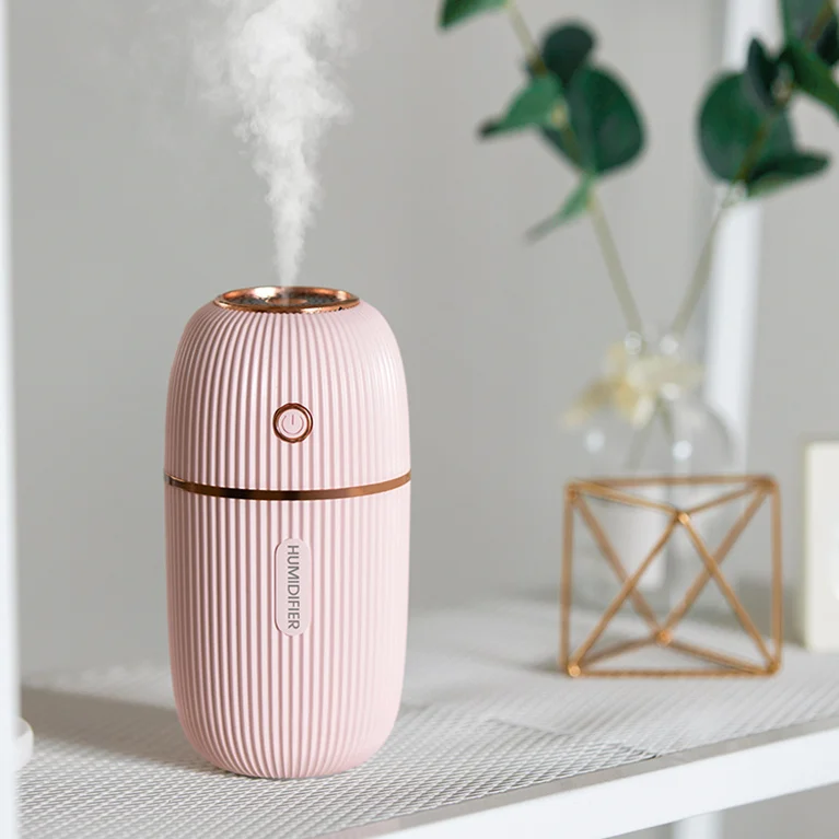 Pink 300ML Car Color Spray Mist Humidifier Air Humidifier Essential Oil Diffuser Humidifier