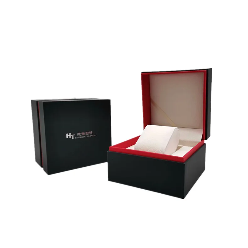 Dual Wooden Auto Watch Winder Box Plastic single watch storage packing box