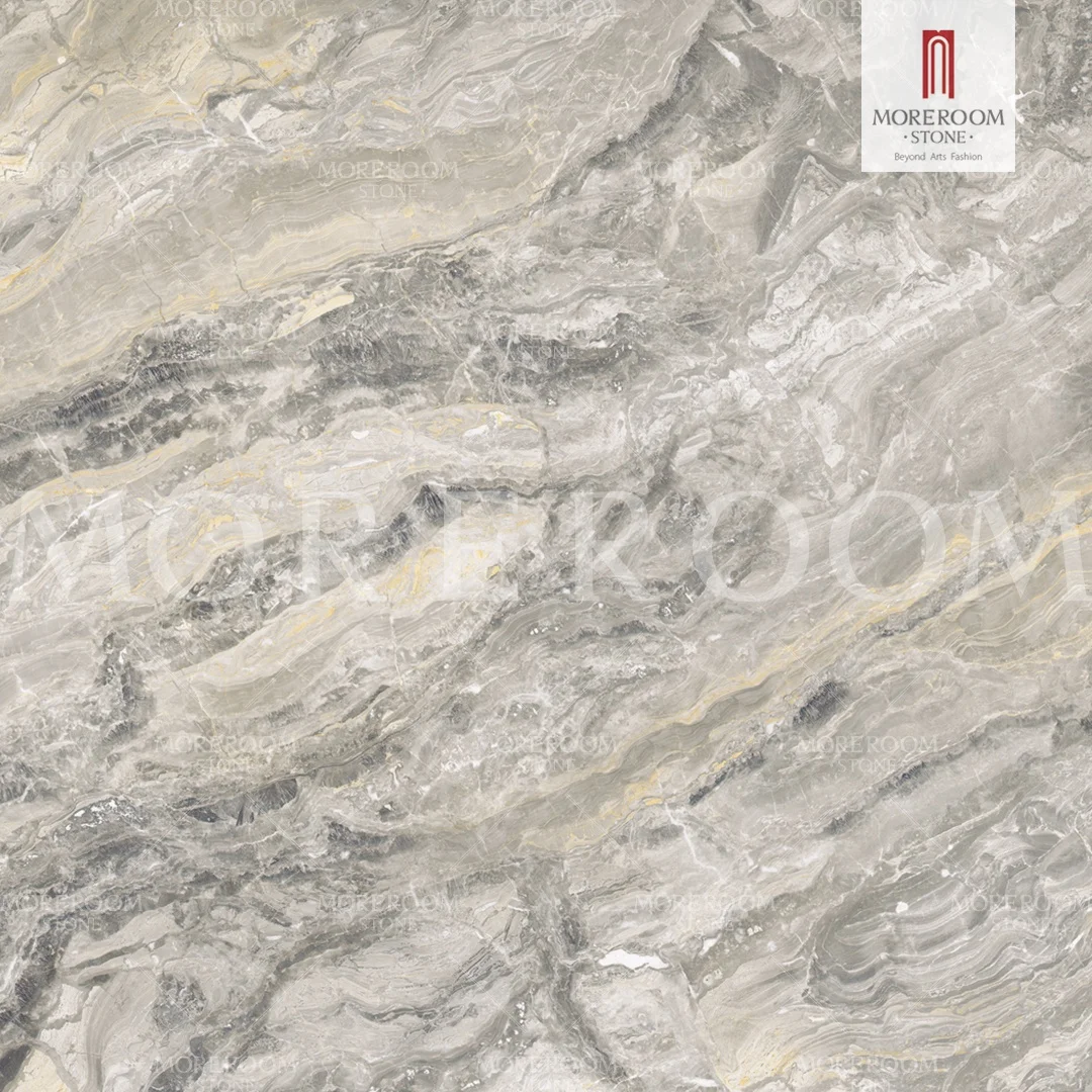 New Arrival Dark Brown Porcelain Polished Glazed Marble Look Slab Ceiling Tiles Decorative Construction house