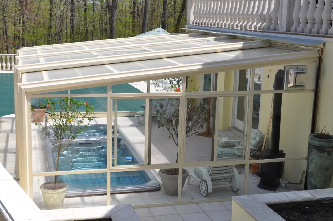 aluminium lowes sunroom glass house outdoor glass room china home solarium price vertical glass sunshine solarium